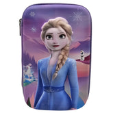 3D Frozen Purple Pencil Case For Girls